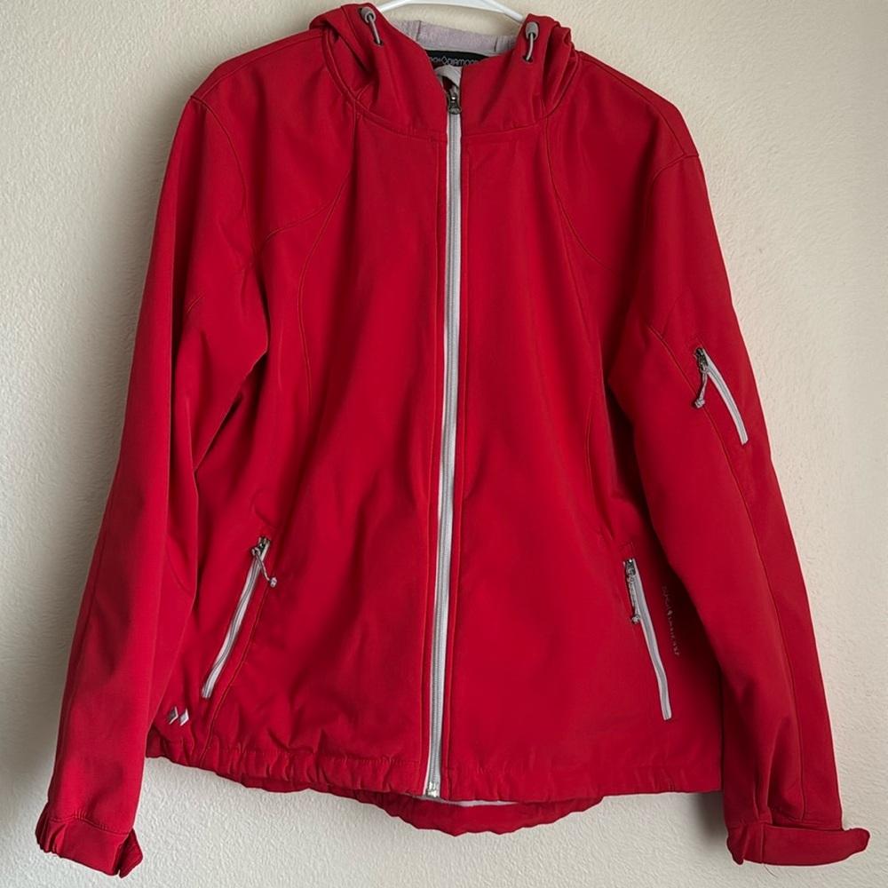 Black Diamond Double Diamond Hooded SoftShell Jacket XL/EG Red